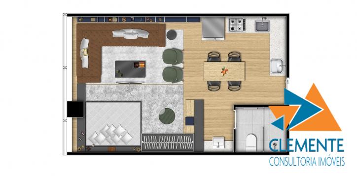 Apartamento, 1 quarto, 33 m² - Foto 23