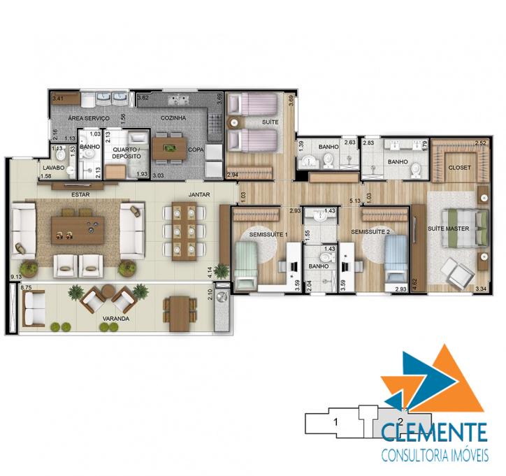 Apartamento, 4 quartos, 170 m² - Foto 19