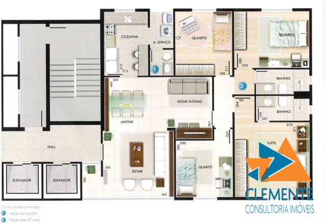Apartamento, 4 quartos, 116 m² - Foto 6