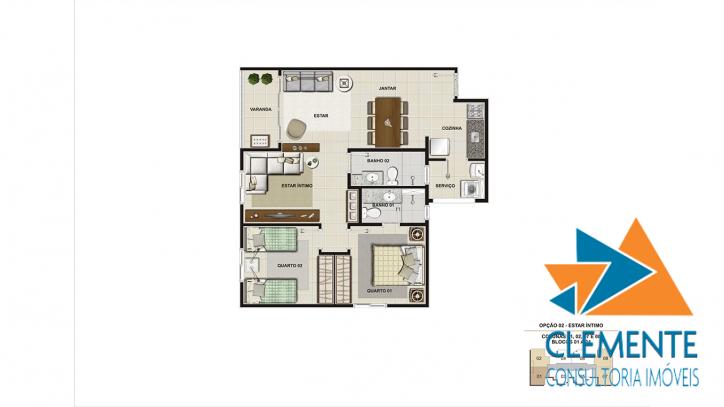 Apartamento, 3 quartos, 69 m² - Foto 5