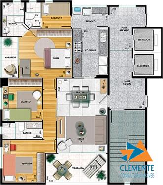 Apartamento, 3 quartos, 103 m² - Foto 2