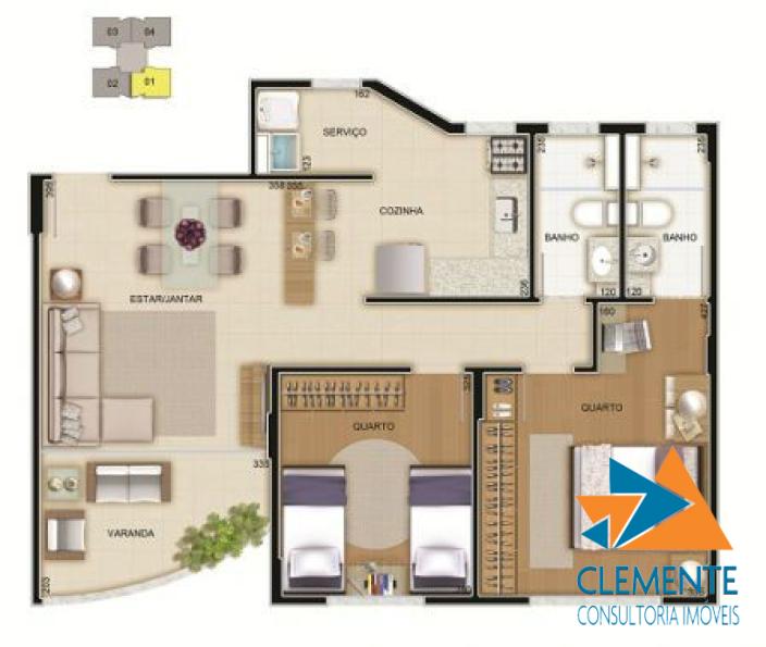 Apartamento, 2 quartos, 68 m² - Foto 19
